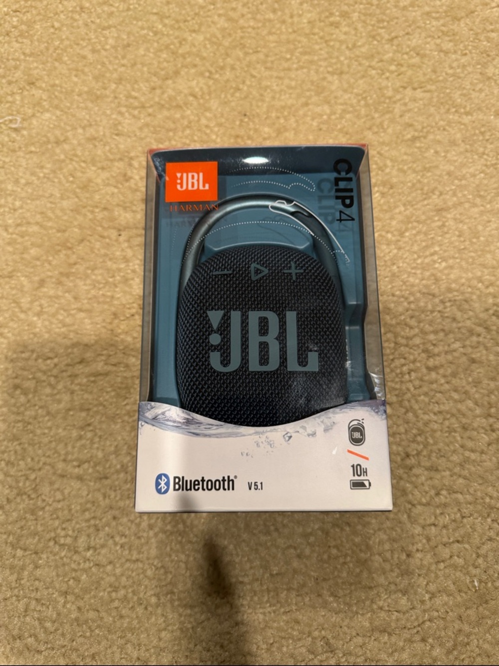 JBL Clip 4 Portable Speaker - Navy Blue